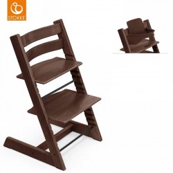 Krzesełko Tripp Trapp + Baby Set STOKKE Walnut